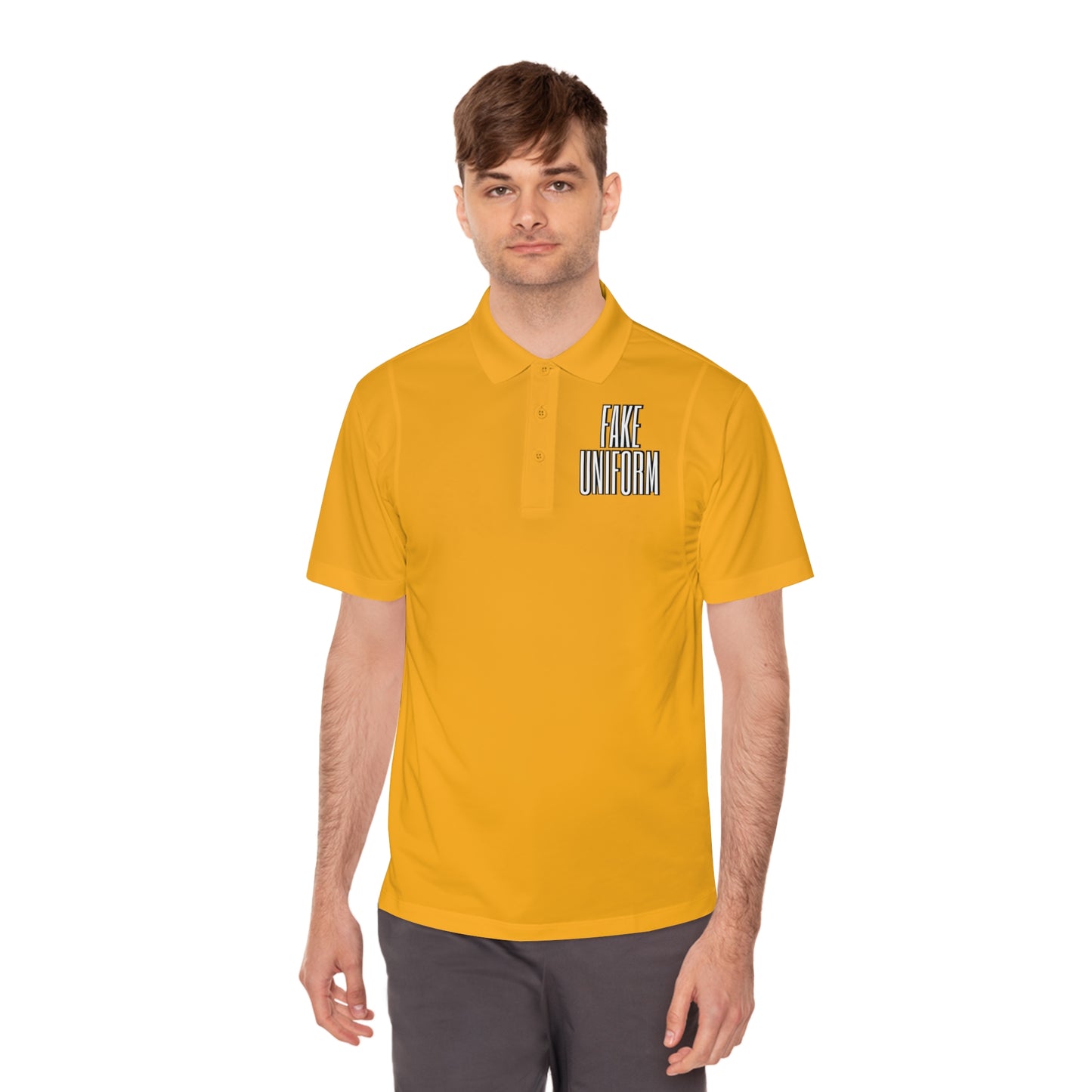 "Fake Job x Fake Uniform" Men's Polo