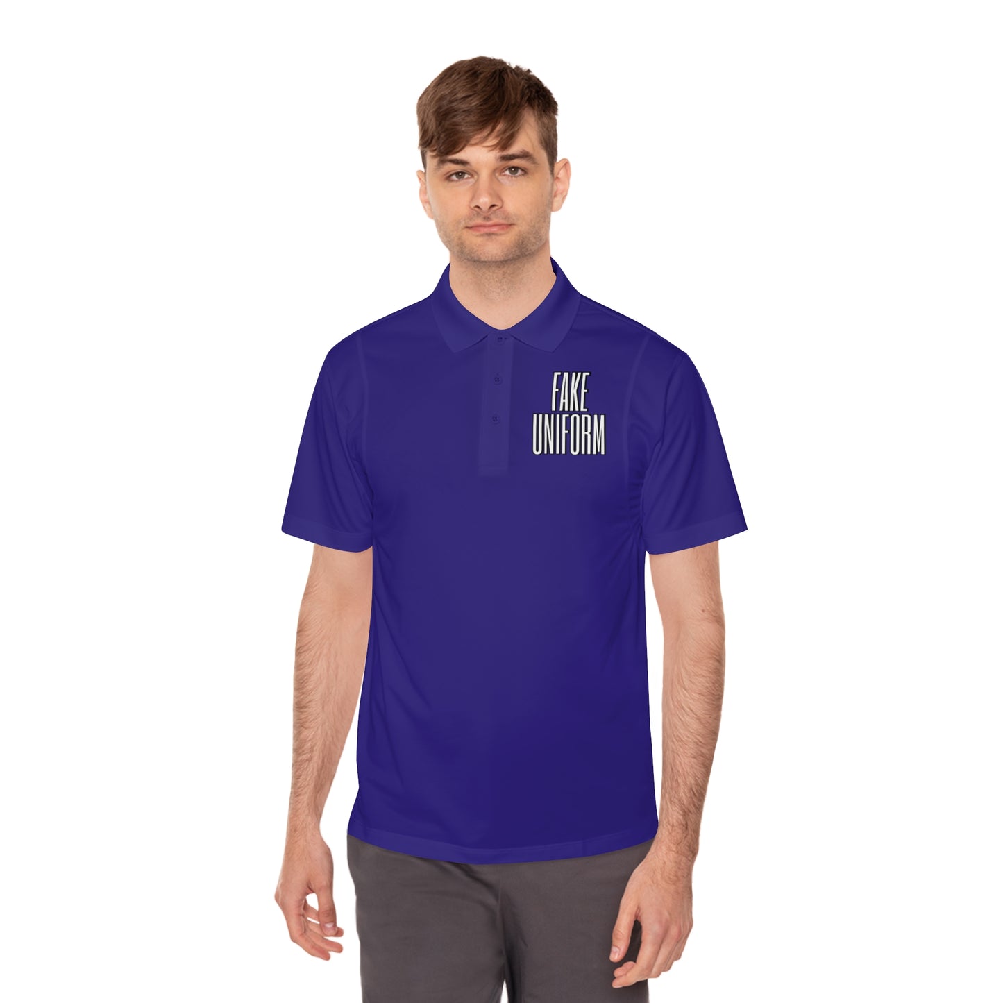 "Fake Job x Fake Uniform" Men's Polo